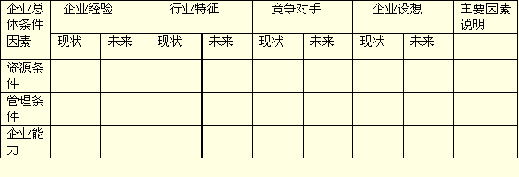 企业自我评价表