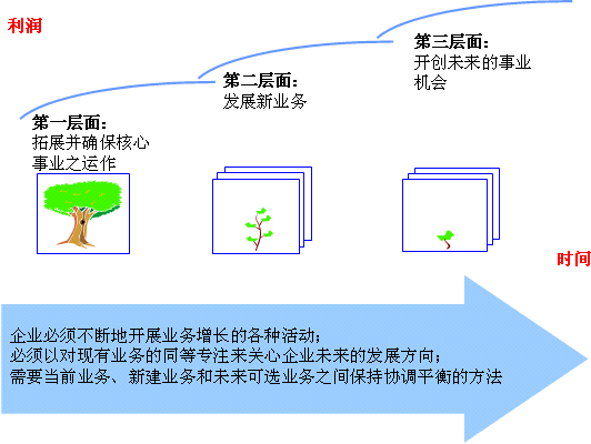 麦肯锡三层面理论图例