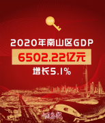 澳门新皇冠上线了:增长5.1%，2020年南山经济成绩单出炉